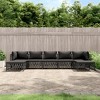 vidaXL Garden Lounge Set Anthracite - 2 of 4