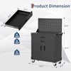 GustoWave 52'' Work Bench for Garage with Drawers and Cabinets, Metal Frame Tool Bench for Shop Cabinets, Organizer Work Table with Wheels - 2 of 4