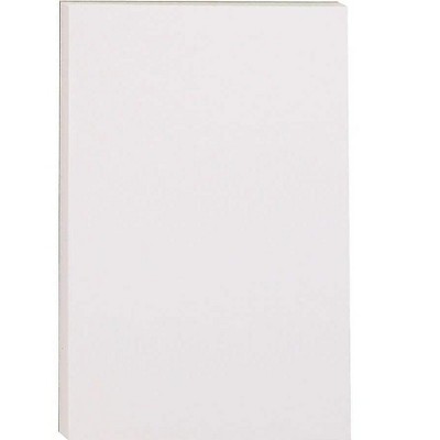 MyOfficeInnovations Notepads 4" x 6" Unruled White 100 Sh./Pad 12 Pads/PK 163444