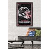 Trends International NFL Atlanta Falcons - Neon Helmet 23 Framed Wall Poster Prints - 2 of 4