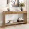 Bella Depot Modern 3-Drawer Console Table with Round Edge Design for Entryway, Hallway or Behind Sofa - 2 of 4