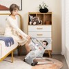 Infans Baby Bouncer, Foldable Baby Rocker with 5-point Safety Harness - 4 of 4