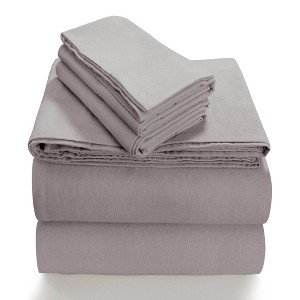 Extra Deep Pocket Solid Sheet Set - Tribeca Living - 1 of 2