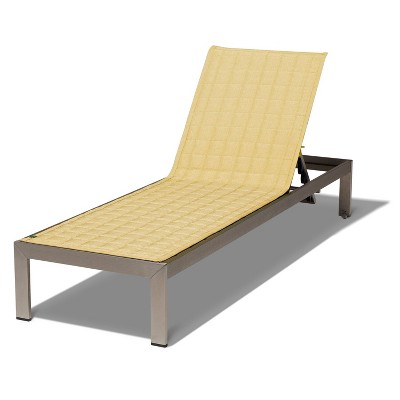 Classic Accessories Duck Covers Weekend Water-Resistant 80" Patio Chaise Slipcover, Straw