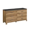 Sauder Rosedale Ranch 6 Drawer Horizontal Dresser Timber Oak - 2 of 4