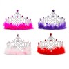 Blue Panda Set of 12 Princess Crown & Tiara Set for Girls Costume Party Dress Up Fairytale Role Play - 3 of 4