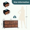 Lyngins 10-Drawer Tall Dresser for Bedroom, Wooden Chest of Drawers, Storage Cabinet with Water-Resistant Top for Closet/Nursery/Entryway - 4 of 4