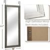 GlasFlength Over The Door Mirror - 3 of 4