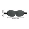 Unique Bargains Breathable 3D Sleep Mask Magic Tapes 1 Pc - 4 of 4
