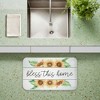 Stupell Industries Bless This Home Sunflowers Printed Anti-Fatigue Floor Mat, design by Kim Allen, 30"x18" - 4 of 4