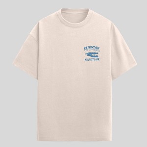 Men's Stranger Things WSQK Graphic T-Shirt - Cream/Blue - 1 of 4