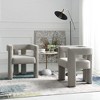 KINWELL 24" Wide Boucle Upholstered Armchair (Set of 2) - 2 of 4
