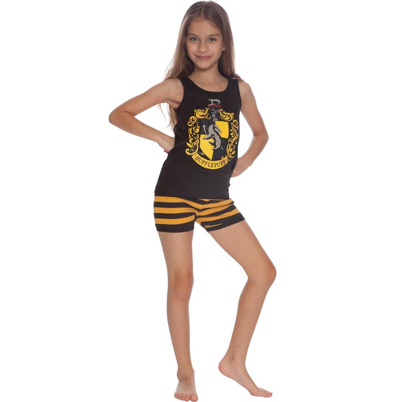 Harry Potter Girls Gryffindor House Crest Tank Top and Short Pajama 2pc Set, 1 of 5