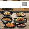 Bruntmor Pre Seasoned Cast Iron 7 Piece Bundle Kitchen Cooking Or Camping Cooking Set, Black - 4 of 4