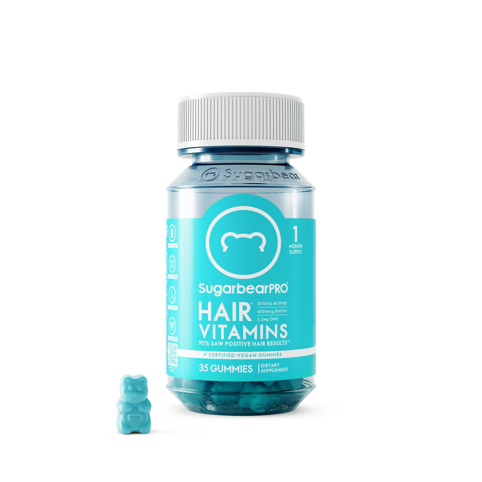 SugarbearPRO Hair 5 Week Supply Vitamins - 35ct