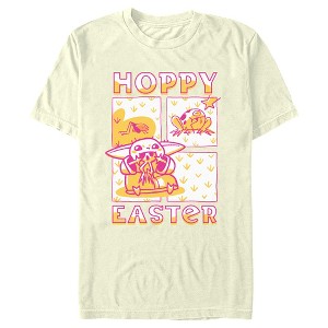 Men's Star Wars: The Mandalorian Grogu Hoppy Easter T-Shirt - 1 of 4