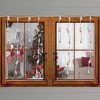 Brite Star Set of 70 Red LED Wide Angle Icicle Christmas Lights - 6ft White Wire - 2 of 4
