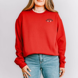 Simply Sage Market Embroidered Soccer Mom Sweatshirt - 1 of 4