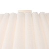 Possini Euro Design Cayon 30 1/2" Tall Large Modern Coastal End Table Lamp White Single Pleated Shade Living Room Bedroom Bedside Nightstand House - 3 of 4