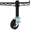5-Shelf Adjustable, Heavy Duty Storage Shelving Unit on 4'' Wheel Casters, Metal Organizer Wire Rack - 3 of 4