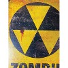 Halloween Express  11 x 17 in Zombie Fallout Shelter Halloween Sign - 3 of 3