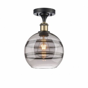 Rochester - 1 Light Semi-Flush Mount In Industrial Style-11.13 Inches Tall and 8 Inches Wide - 1 of 1