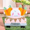 The Lakeside Collection Easter Stake Pink Truck With Bunny Carrots And Happy Easter Sign - 4 of 4
