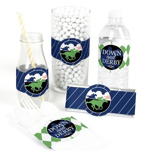 Big Dot of Happiness Kentucky Horse Derby - DIY Party Supplies - Horse Race Party DIY Wrapper Favors and Decorations - Set of 15 - 1 of 4