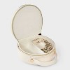 Faux Leather Initial Travel Jewelry Organizer - A New Day™ - 2 of 2