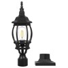 LamQee Outdoor Post Light Fixture with 3 in Pier Mount Base, Waterproof Lamp Post Pole Lights Outdoor for Garden - 3 of 4