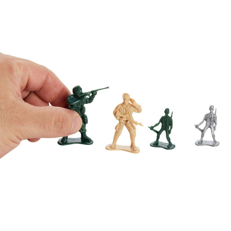 Blue Panda 400-Piece Plastic Army Men Playset - Small Military Toys and Action Figures for Boys with Soldiers, Tanks, Map, 5 of 9