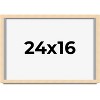 PosterPalooza | Classic Modern Yellow Picture Frame - UV Acrylic, Backing Board, Hanging Hardware Included - 2 of 4