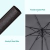 Sonkuki 9 FT Outdoor Patio Umbrella Market Table Umbrella With a Crank for Garden, Deck and Pool - 4 of 4