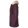 Sportoli Women Long Quilted Plush Lined Outerwear Puffer Jacket Winter Coat with Fur Hood - 3 of 4