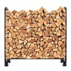4 Ft Firewood Rack Outdoor, Firewood Rack With Anti-Rust Coating and Waterproof Cover, Firewood Holder - 3 of 4
