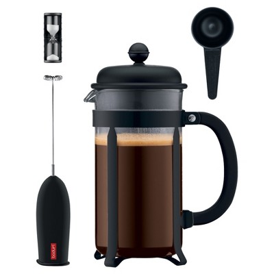 Bodum Brazil 8-Cup French Press Coffee Maker, 34-Ounce, Black