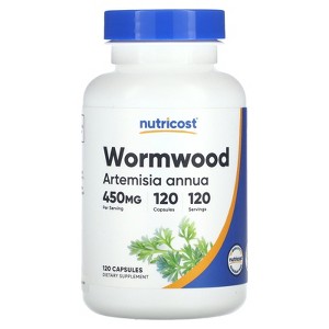 Nutricost Wormwood, 450 mg, 120 Capsules - 1 of 2