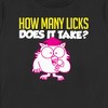 Women's Tootsie Pop Mr. Owl How Many Licks Does It Take T-Shirt - image 2 of 4