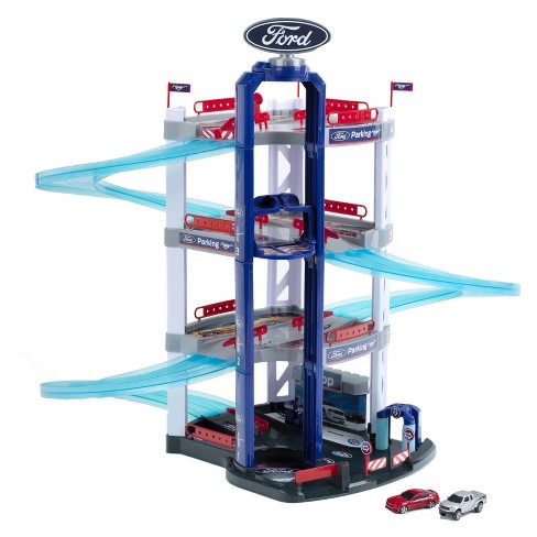 Verplaatsing Skalk beweeglijkheid Theo Klein Ford Interactive Toy Car Park 4 Level Full Service Racing  Parking Garage Play Set With 2 Cars Included For Kids Ages 3 Years Old And  Up : Target