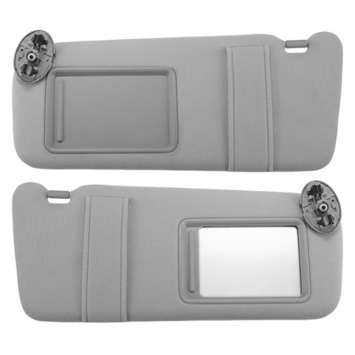 Unique Bargains Sun Visor Assembly W/ Mirror for Toyota Camry 2007-2011 Left and Right Side 74320-06780-B0 74310-06750-B0 Gray 1 Pair