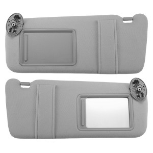 Unique Bargains Sun Visor Assembly W/ Mirror for Toyota Camry 2007-2011 Left and Right Side 74320-06780-B0 74310-06750-B0 Gray 1 Pair - 1 of 4