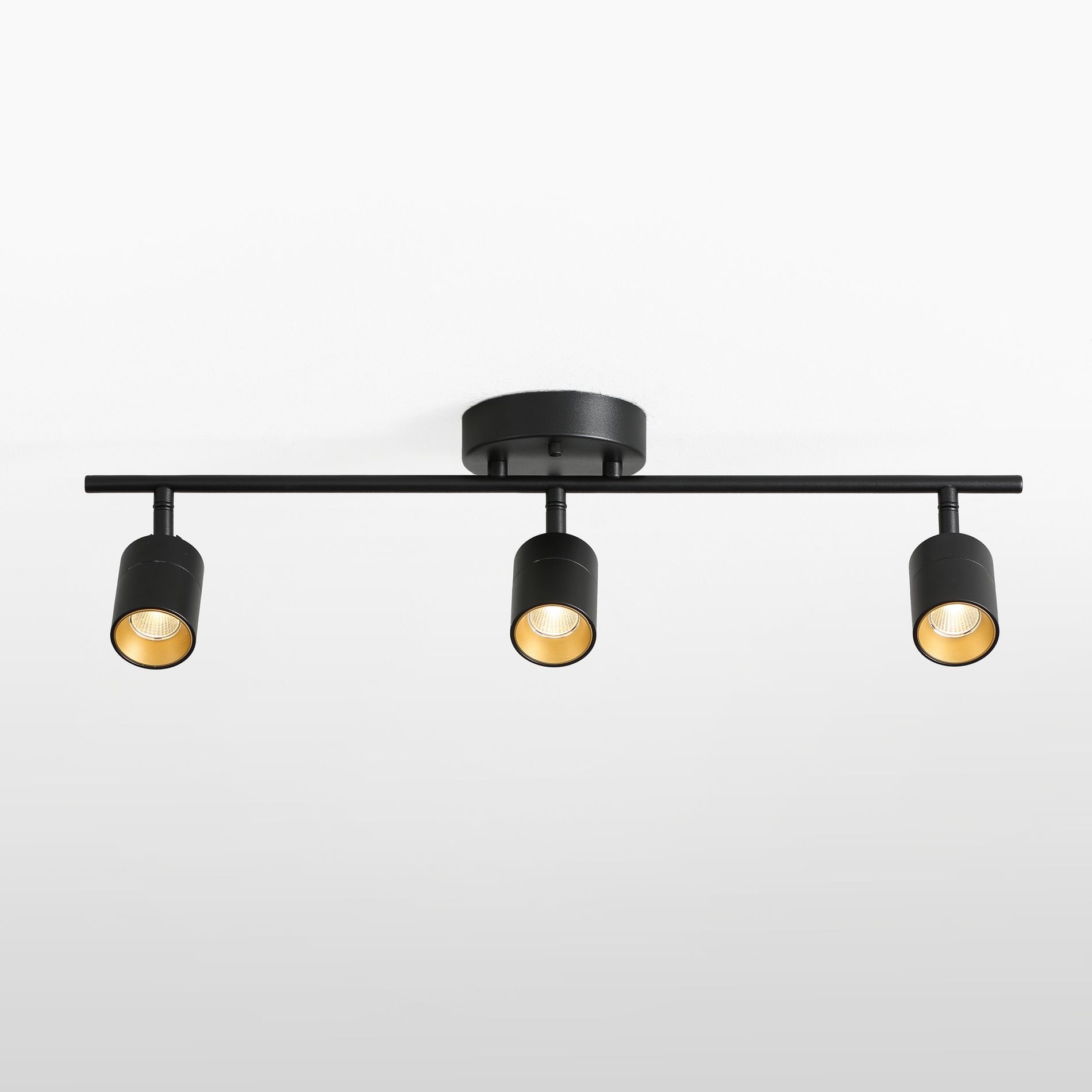 VidaLite Shura 3-Head LED Track Light Black