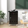 20.80"Mobile Charging Cart and Cabinet for Tablets Laptops 32-Device(White) - 2 of 4
