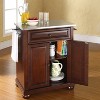 Alexandria Stainless Steel Top Portable Kitchen Island/Cart - Crosley - 3 of 4