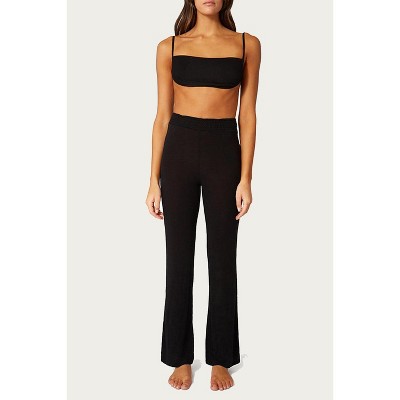 Women's SMOCKED FLARE PANTS - WE WORE WHAT