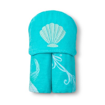 Disney Little Mermaid Kids&#39; Hooded Towel_1