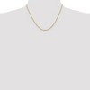 Black Bow Jewelry 2mm 14k Yellow Gold Classic Solid Rope Chain Necklace - 2 of 4