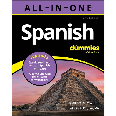 Spanish All-In-One for Dummies (with Audio Online!) - 2nd Edition by  Gail Stein (Paperback)