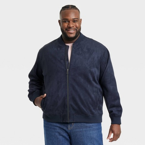 Men's Big & Tall Lightweight Bomber Jacket - Goodfellow & Co™ Navy Blue  3xlt : Target