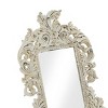 Set of 3 Polystone Scroll Handmade Intricate Carved 1 Slot Photo Frames - Olivia & May - image 3 of 4